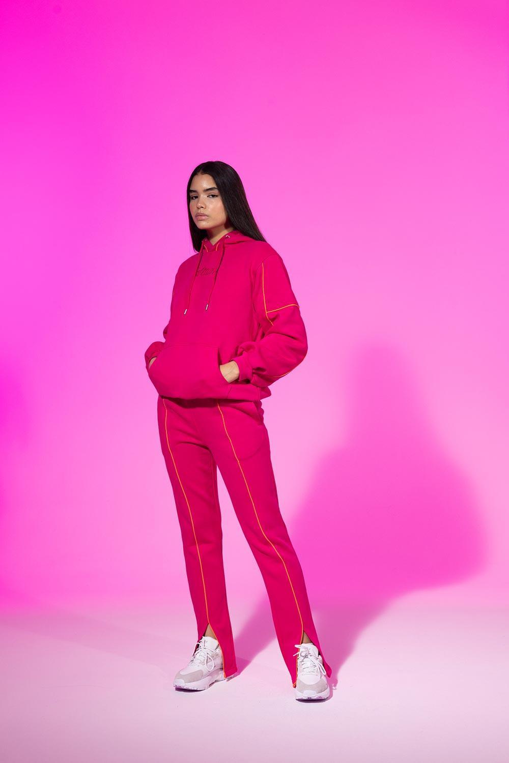 SBNM-Ruby Pink Sweatshirt-Sweatshirts & Hoodies-4-fleurdirect.live