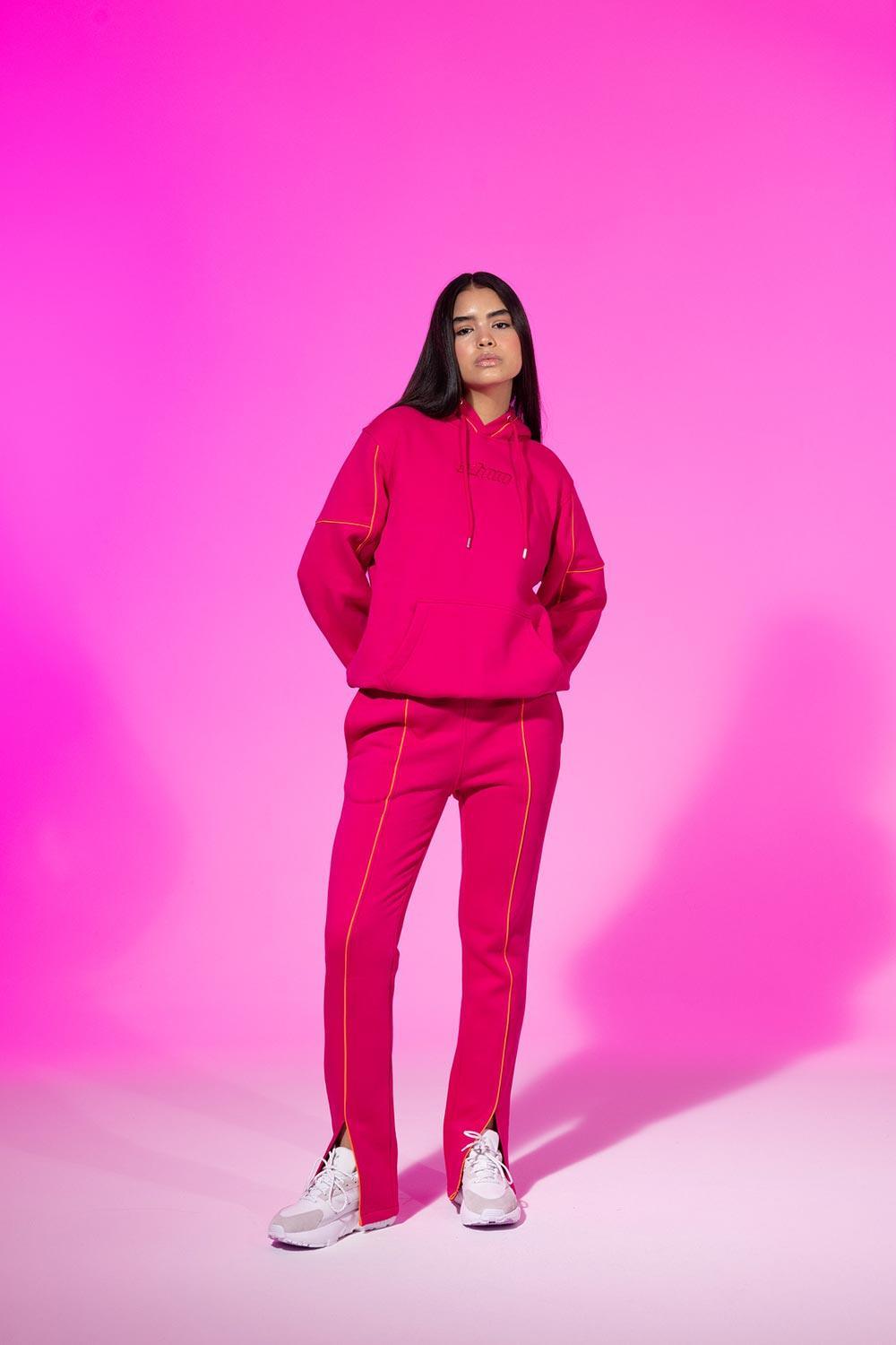 SBNM-Ruby Pink Sweatshirt-Sweatshirts & Hoodies-6-fleurdirect.live