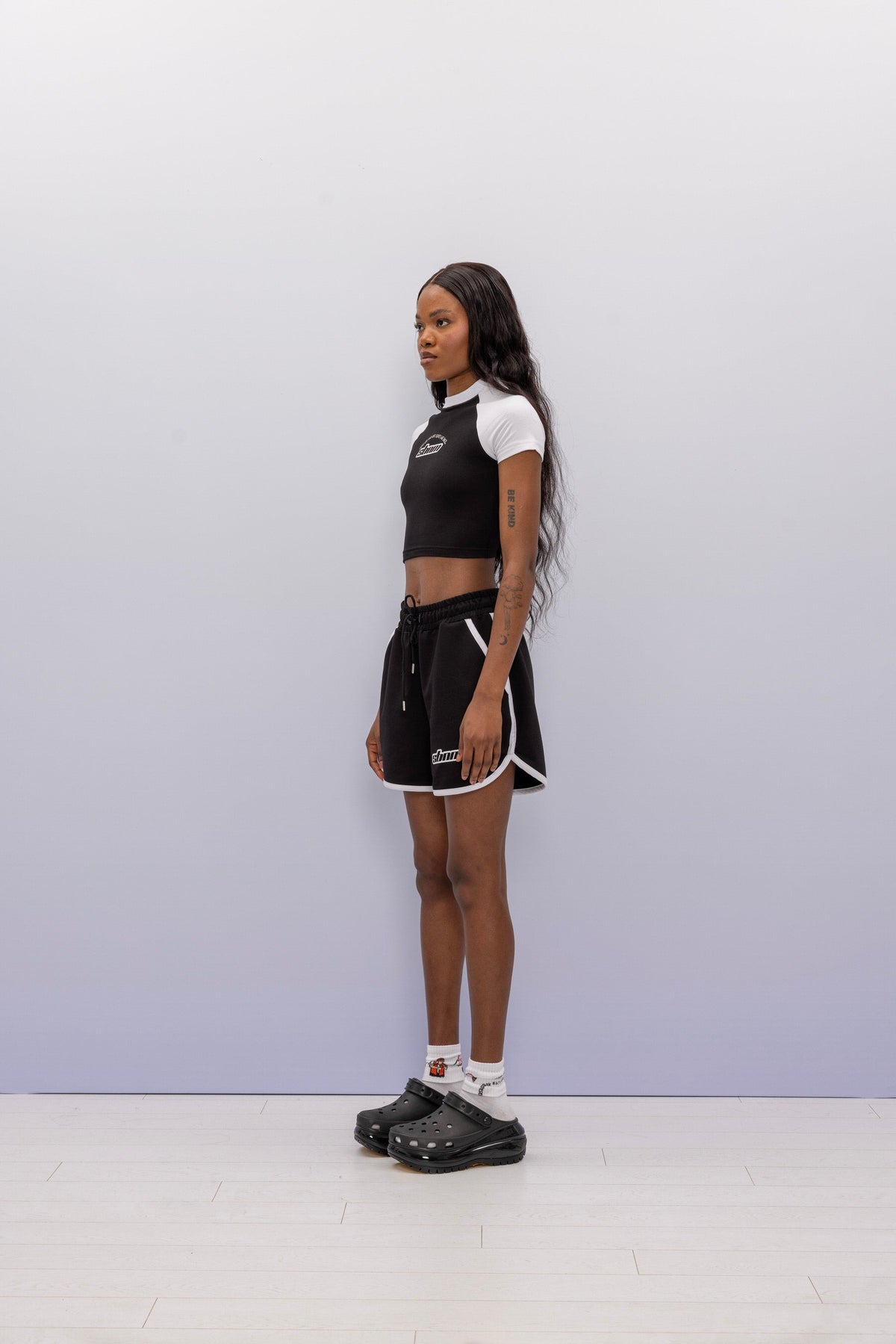 SBNM-'' Ying Yang '' Crop Baby Tee-T-Shirts-2-fleurdirect.live