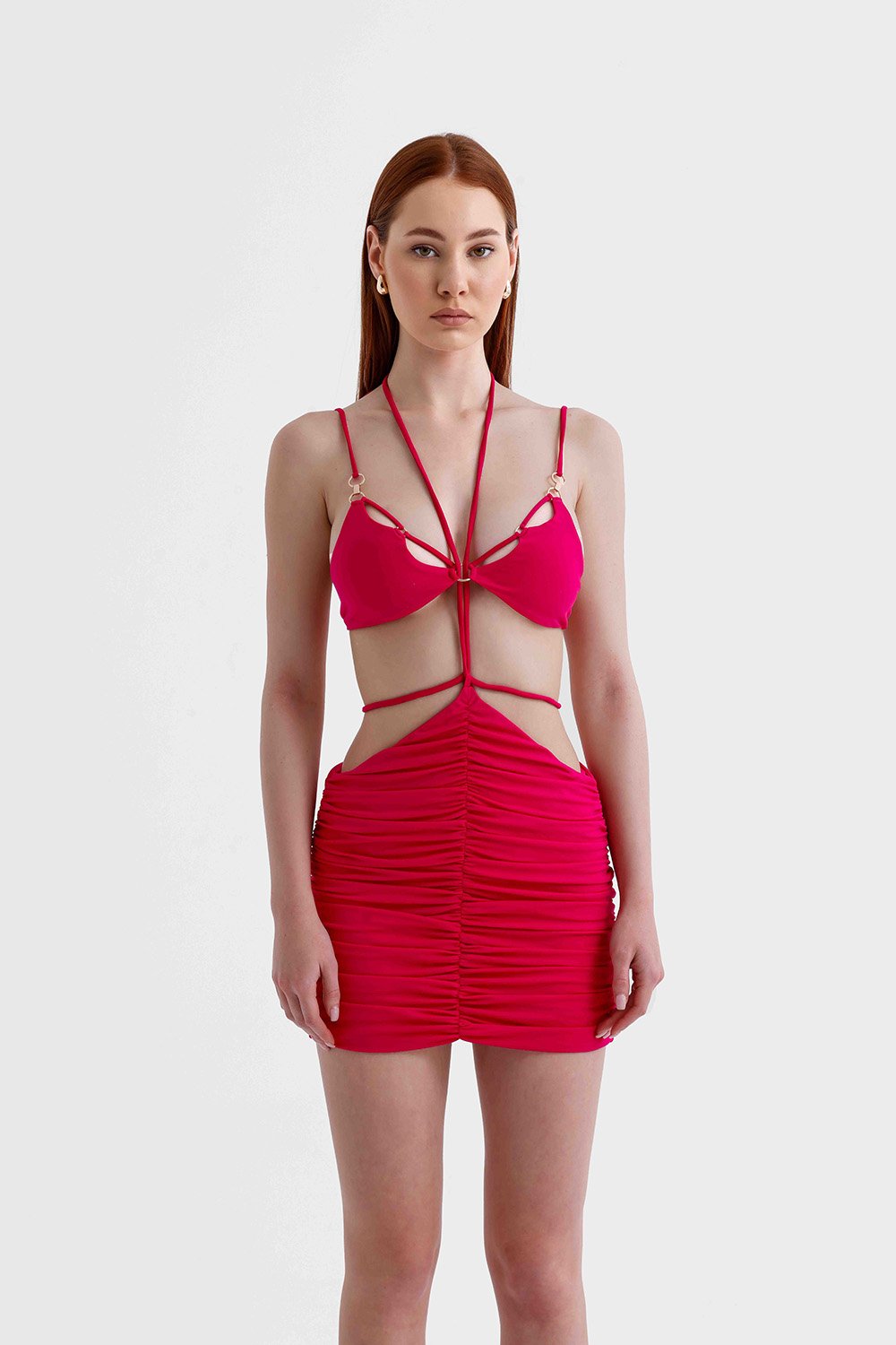Sellie-Raspberry Bikini Ve Etek Set-Elbise-5-fleurdirect.live