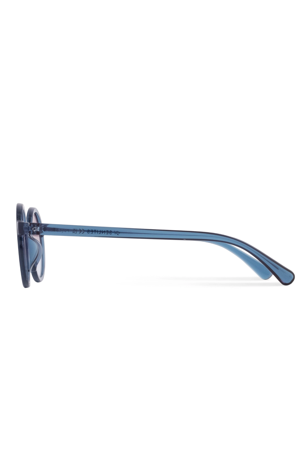 Senlites-Delaney Aquamarine Unisex Mavi Degrade Uv400 Yuvarlak Güneş Gözlüğü-Güneş Gözlüğü-3-fleurdirect.live
