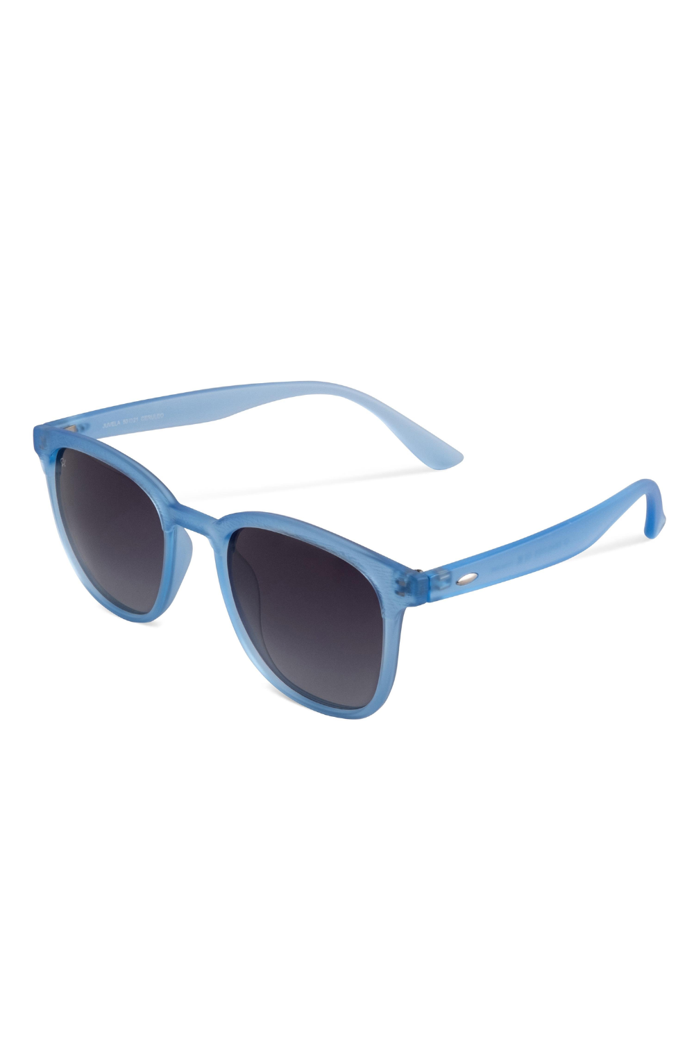 Senlites-Juvela Ceruleo Unisex Mat Şeffaf Mavi Polarize Kare Güneş Gözlüğü-Güneş Gözlüğü-3-fleurdirect.live