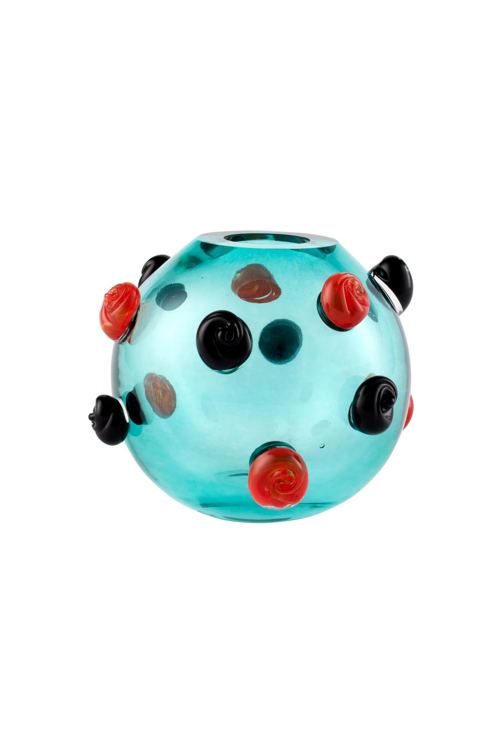 Seym Glass Studio-Flos Turkuaz-Vazo-1-fleurdirect.live
