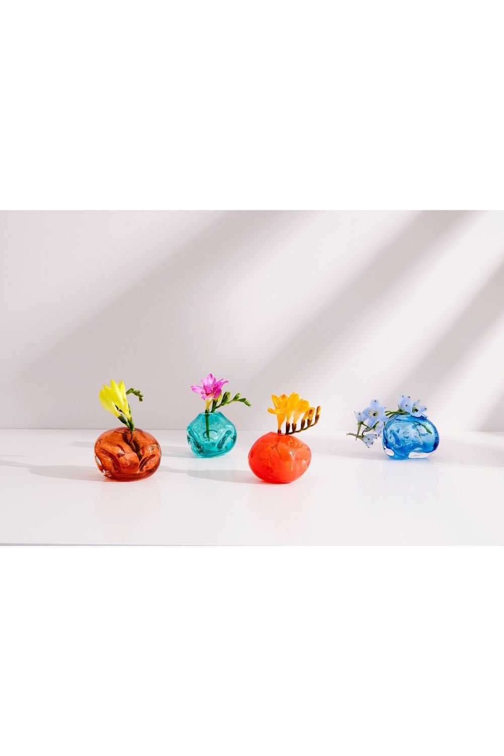 Seym Glass Studio-Mini Luminis Turkuaz-Vazo-3-fleurdirect.live