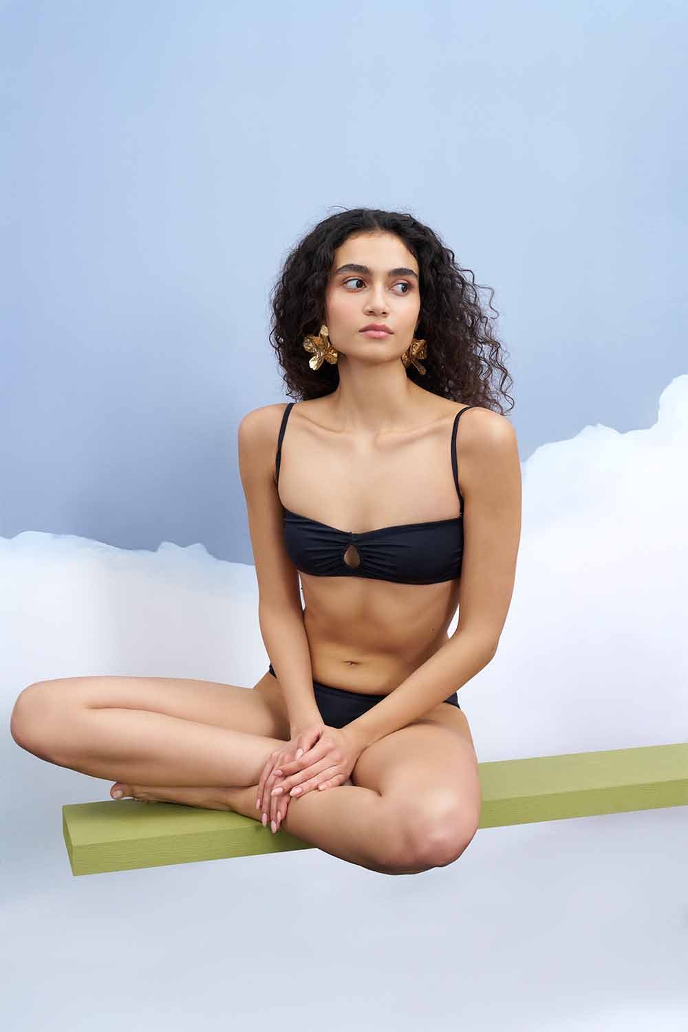 Shikoo Swimwear-Angela Siyah-Bikini & Mayo-4-fleurdirect.live
