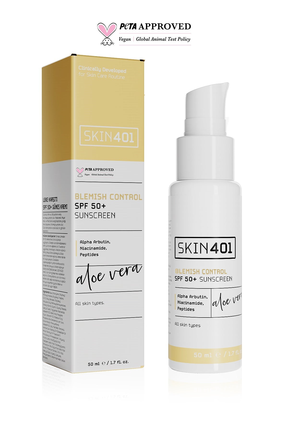 Blemish Control Spf+50 Sunscreen 50 Ml