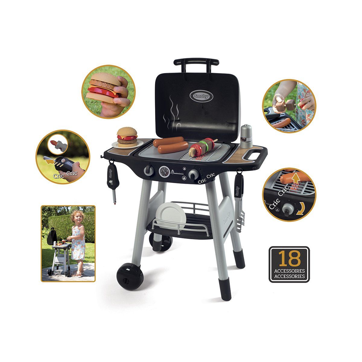 Smoby-Barbekü Izgara Masası Smoby-Oyuncak-2-fleurdirect.live