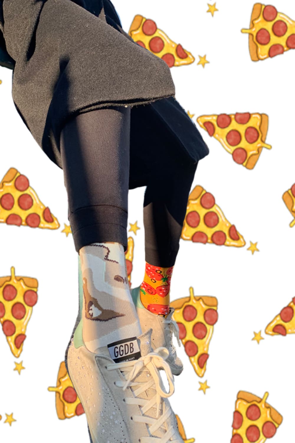 Socks + Stuff-Pepperoni Pizza Çorap-Çorap-3-fleurdirect.live
