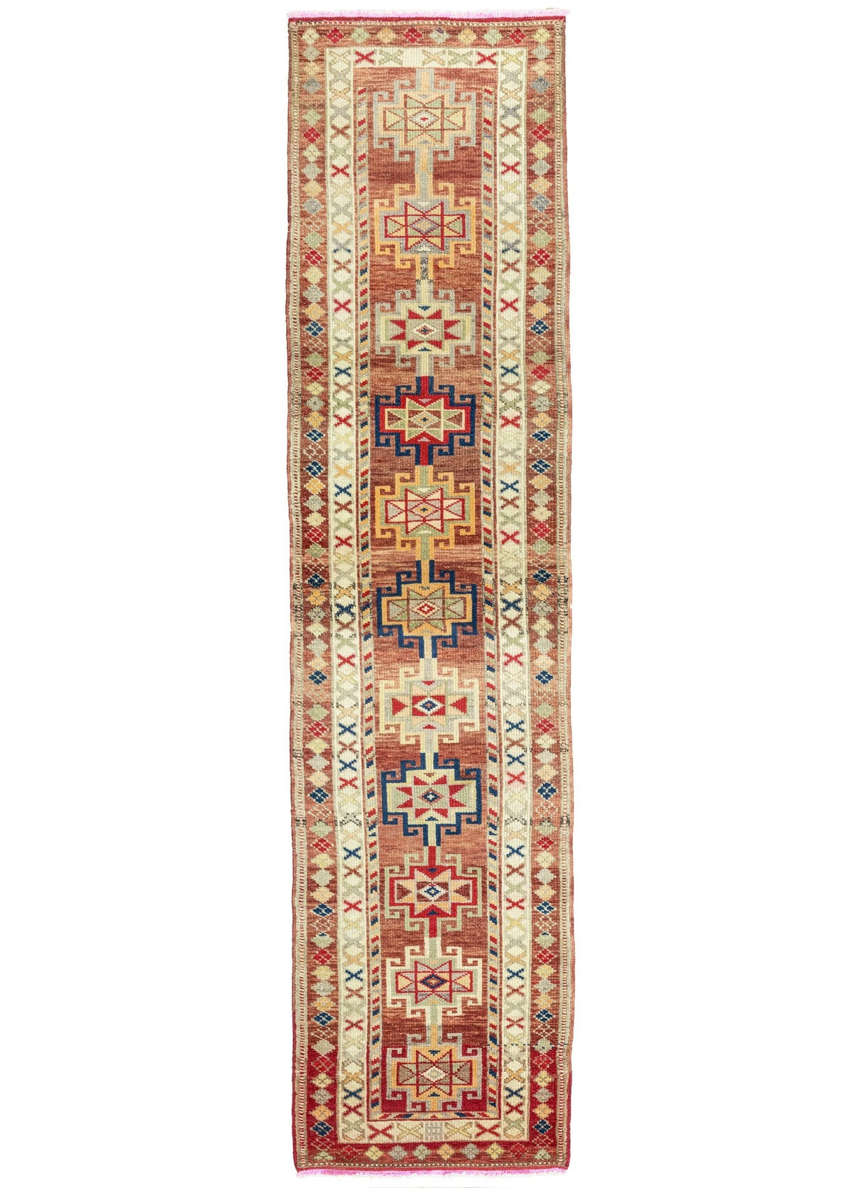 Soho Antiq-Aref Renkli El Dokuma Herki Yolluk 82x361 Cm-Halı-1-fleurdirect.live