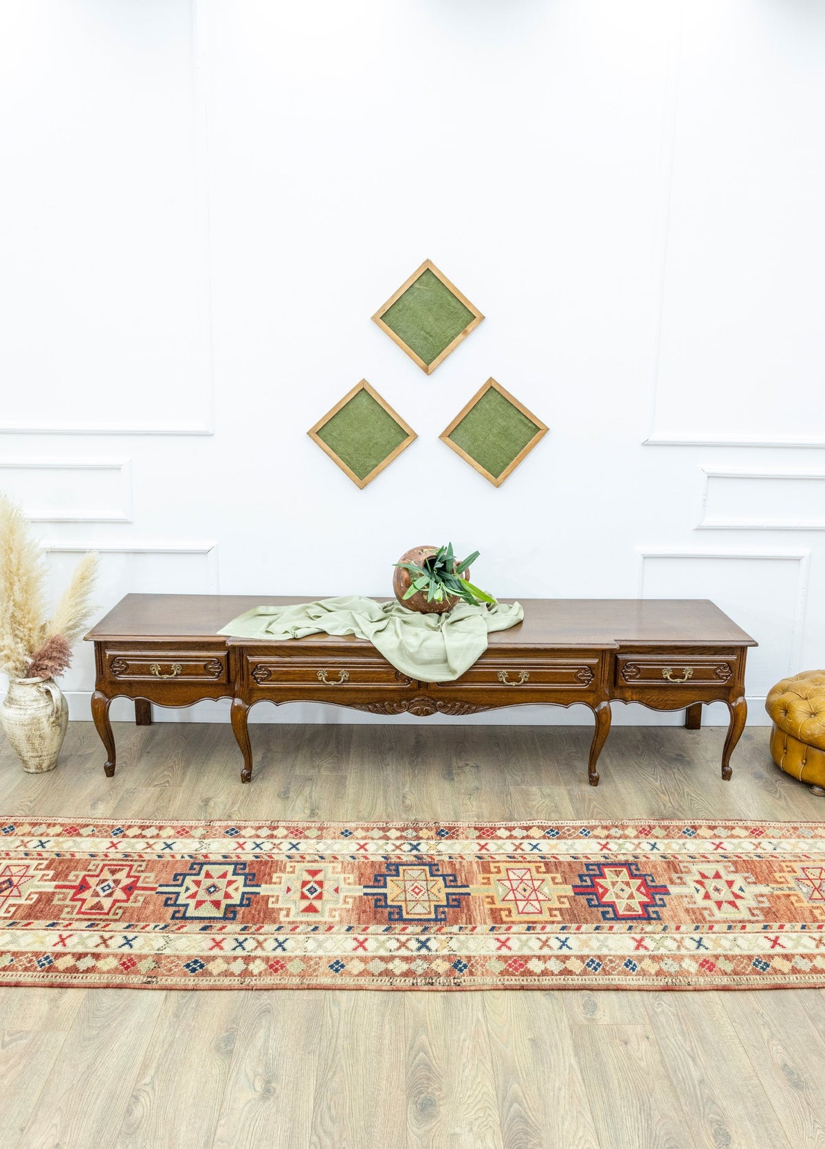 Soho Antiq-Aref Renkli El Dokuma Herki Yolluk 82x361 Cm-Halı-2-fleurdirect.live