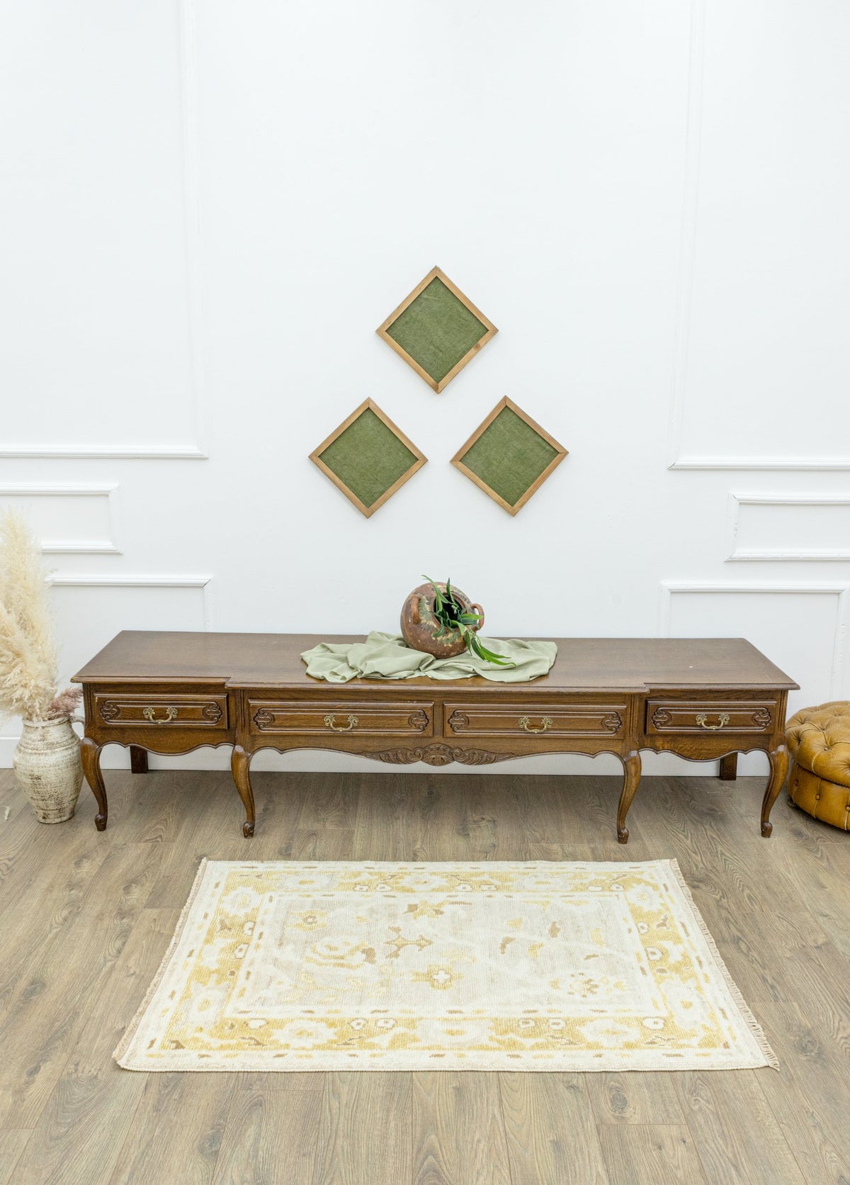 Soho Antiq-Asra El Dokuma Küçük Uşak Halı 91 x 140 Cm-Halı-2-fleurdirect.live