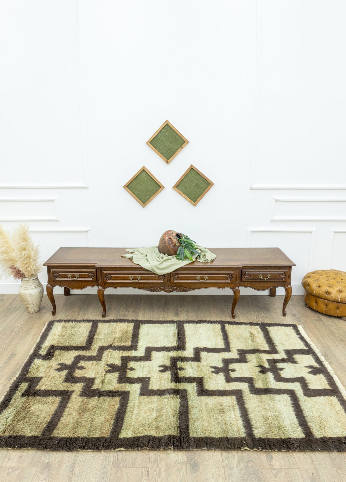 Soho Antiq-Ava Merdiven Desenli Tülü Halı 142 x 226 Cm-Halı-2-fleurdirect.live