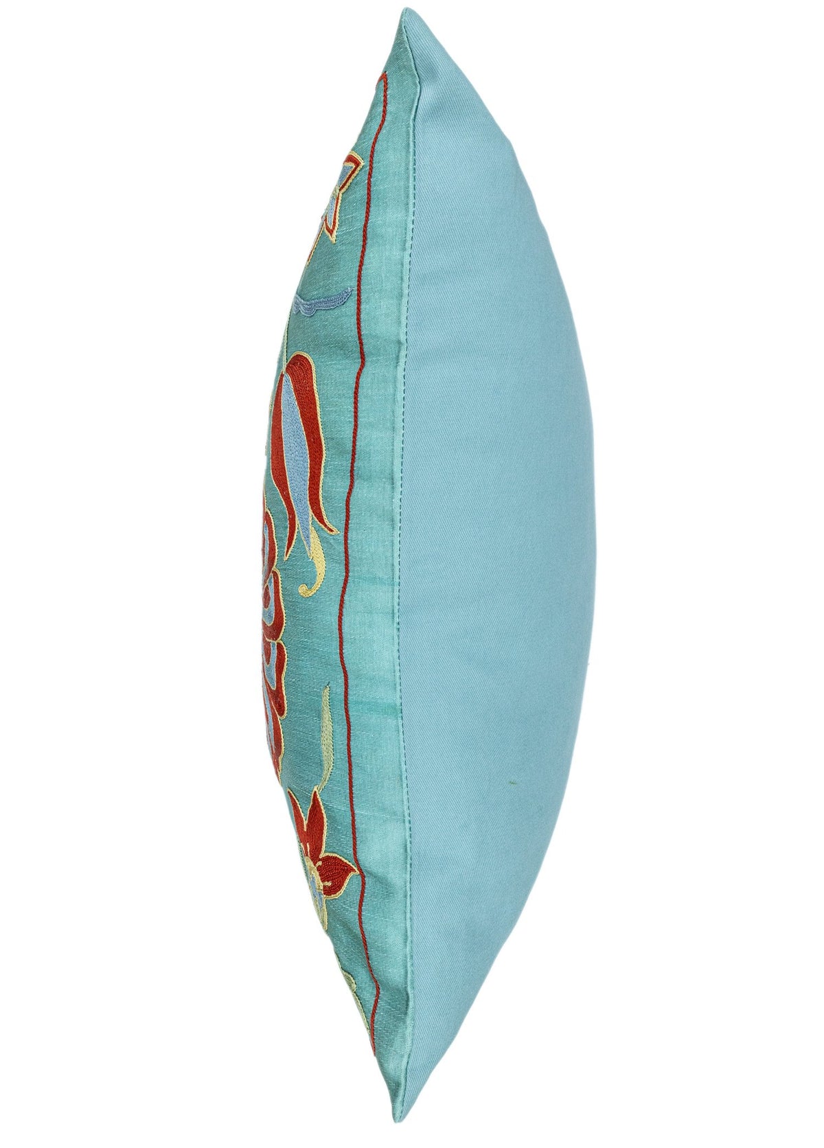 Soho Antiq-Ayaz El Yapımı İpek Suzani Kırlent 50x50 Cm-Kırlent-5-fleurdirect.live