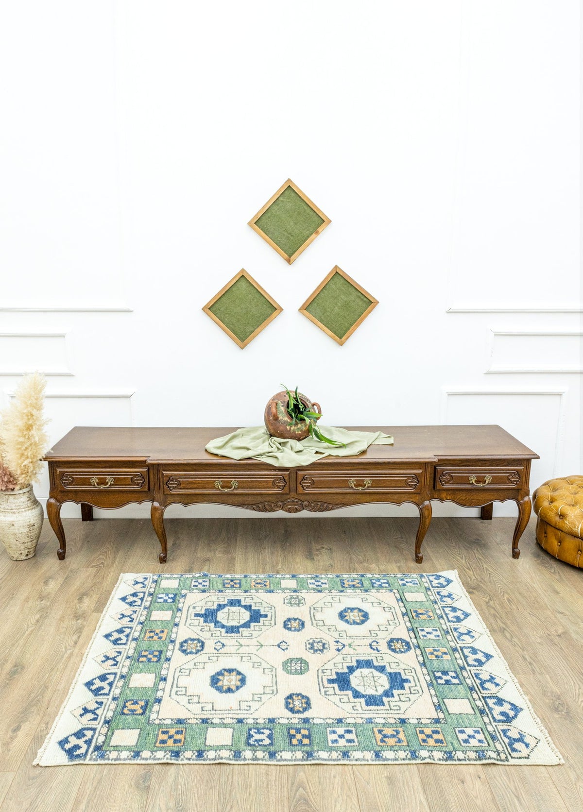 Soho Antiq-Ayaz Rustik Tasarımlı Uşak Halı 110x150 Cm-Halı-2-fleurdirect.live