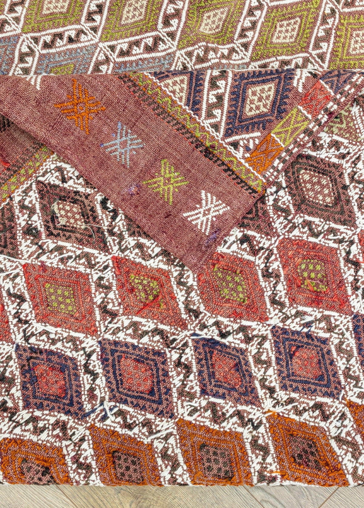 Soho Antiq-Cidal Etnik Tasarımlı El Dokuma Kilim 146x235 Cm-Halı-6-fleurdirect.live