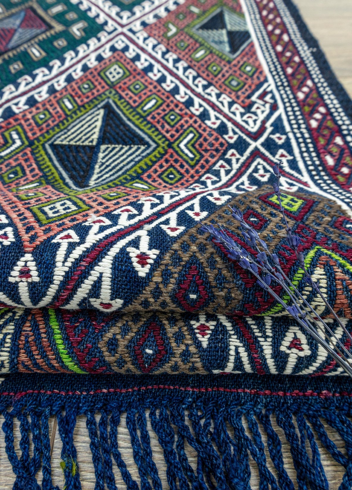 Soho Antiq-Elburz Geometrik Desenli El Dokuma Kilim 128x163 Cm-Halı-4-fleurdirect.live