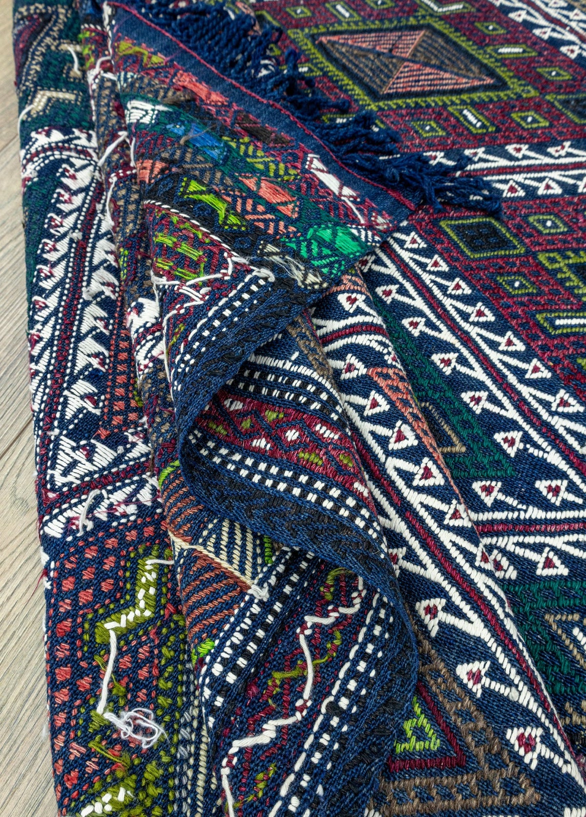 Soho Antiq-Elburz Geometrik Desenli El Dokuma Kilim 128x163 Cm-Halı-6-fleurdirect.live