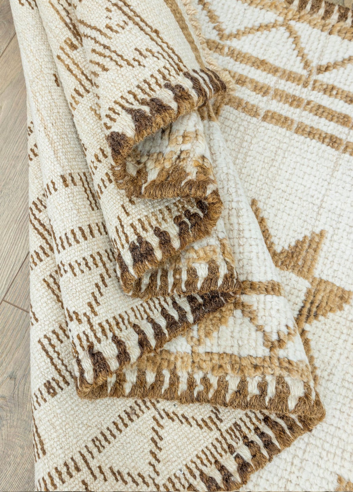 Soho Antiq-Ilgar Natural Renkli El Dokuma Yün Herki Yolluk 91x393 Cm-Halı-6-fleurdirect.live