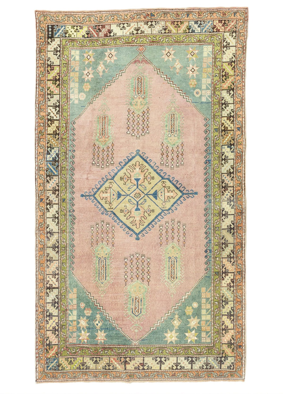 Soho Antiq-Likya El Dokuma Yün Dazkırı Halısı 166x288 Cm-Halı-1-fleurdirect.live