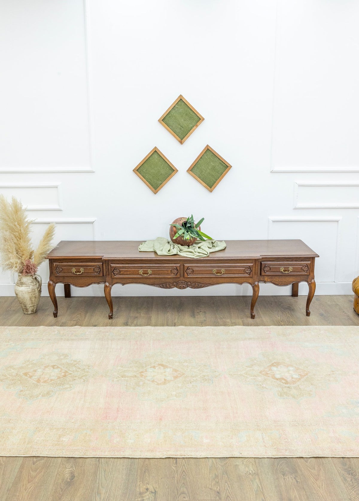 Soho Antiq-Rafsan Vintage El Dokuma Yün Anadolu Halısı 148x316 Cm-Halı-2-fleurdirect.live