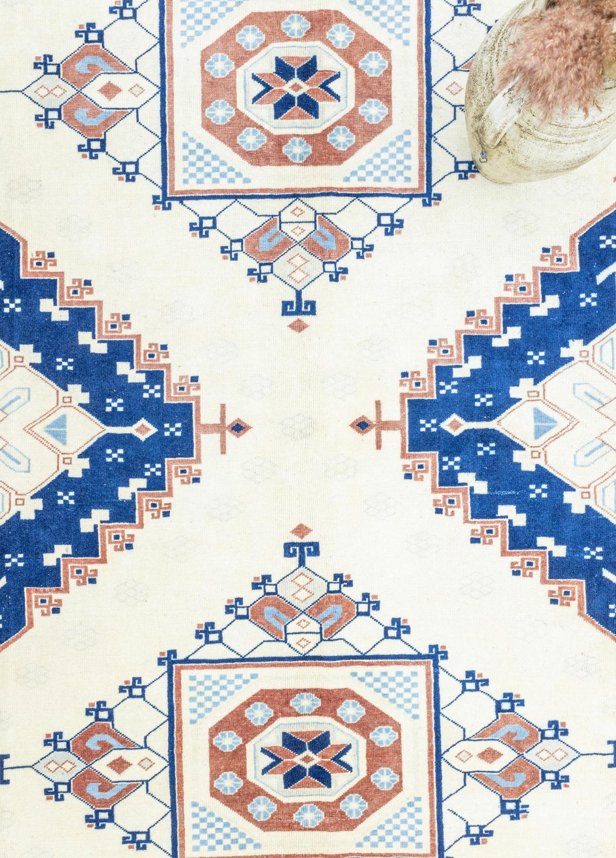 Soho Antiq-Simay Geometrik Tasarımlı El Dokuma Halı 199x312 Cm-Halı-3-fleurdirect.live
