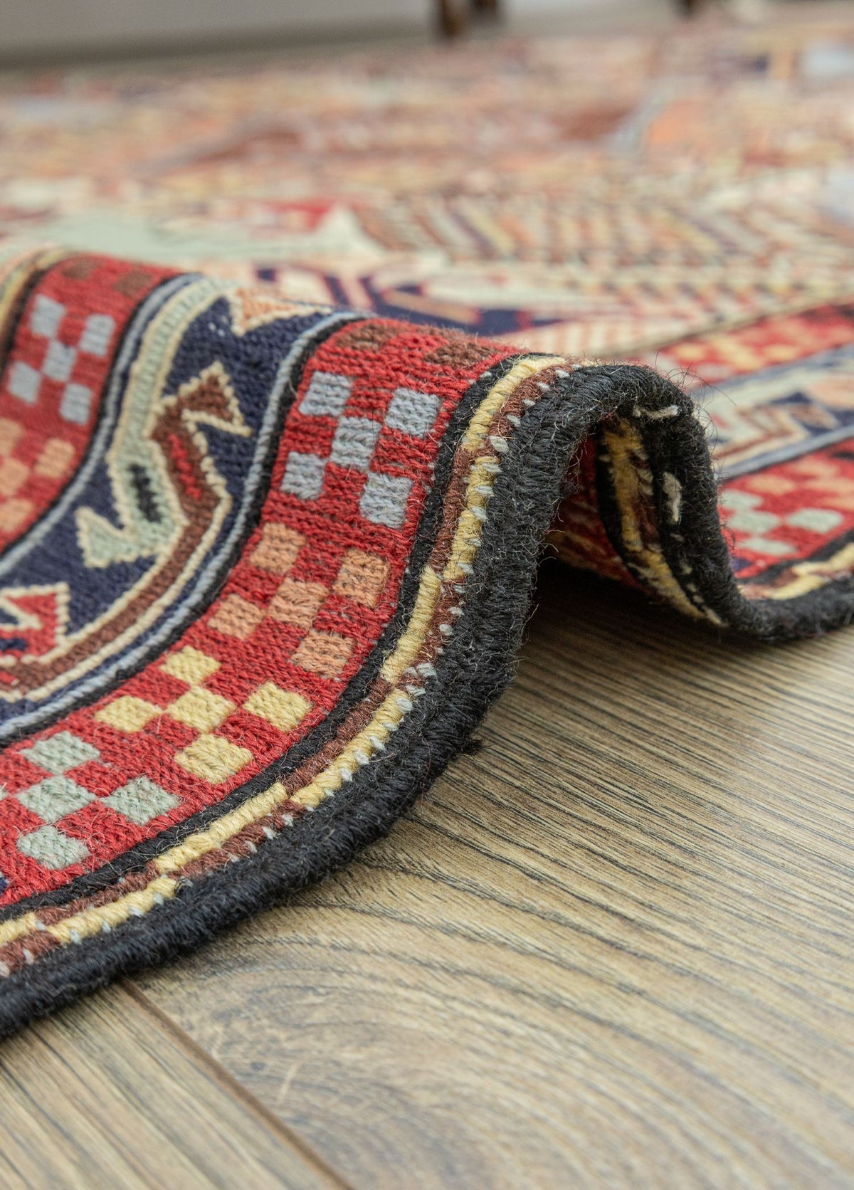 Soho Antiq-Tara Geometrik İran Sumak Kilim 130x207 Cm-Kilim-5-fleurdirect.live