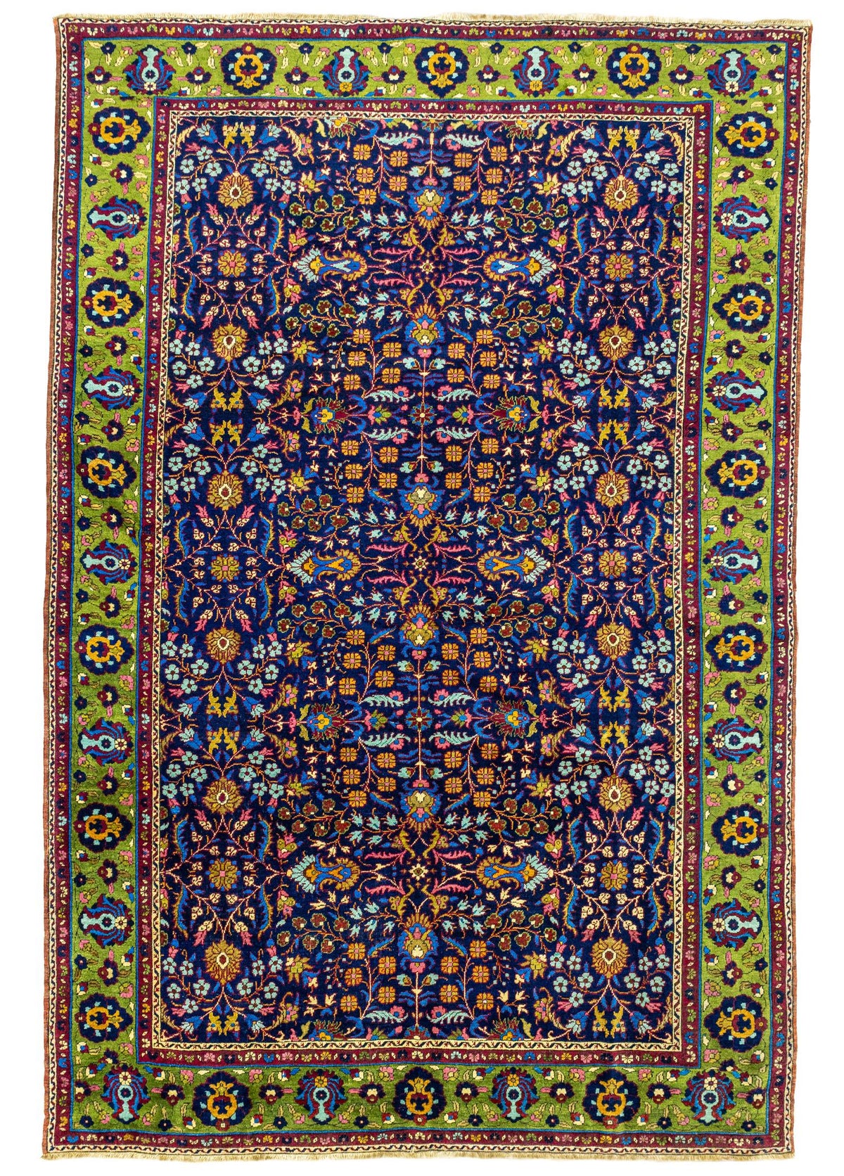 Soho Antiq-Terra Floral Tasarımlı El Dokuma Halı 210x318 Cm-Halı-1-fleurdirect.live