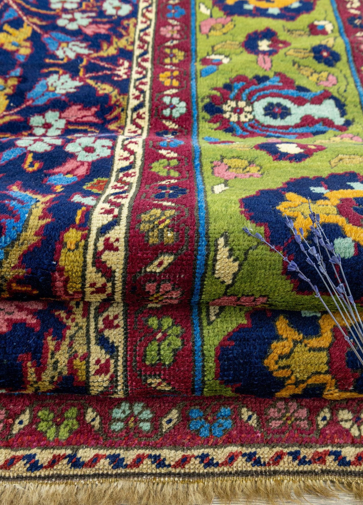 Soho Antiq-Terra Floral Tasarımlı El Dokuma Halı 210x318 Cm-Halı-4-fleurdirect.live