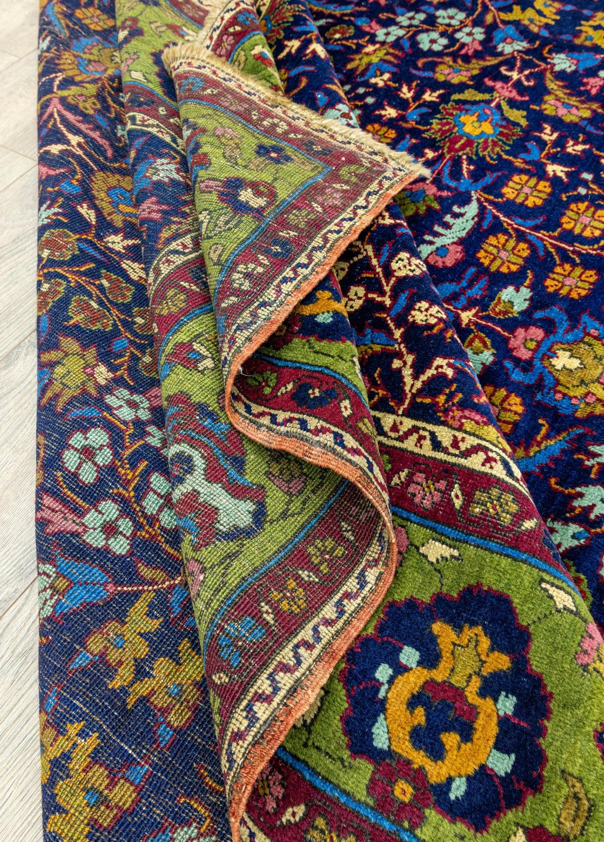 Soho Antiq-Terra Floral Tasarımlı El Dokuma Halı 210x318 Cm-Halı-7-fleurdirect.live