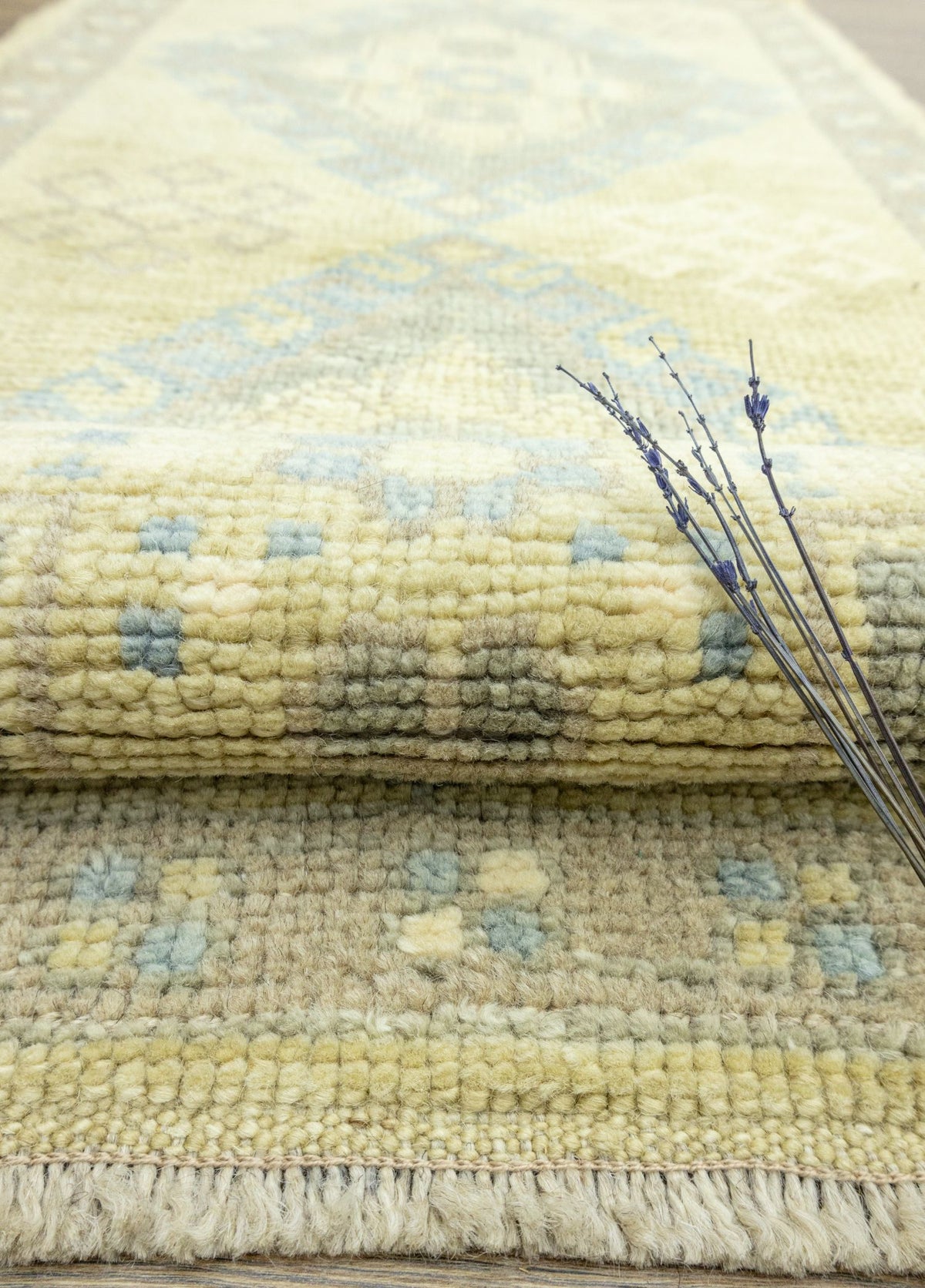 Soho Antiq-Thyme El Dokuma Rustik Halı 67x138 Cm-Halı-4-fleurdirect.live