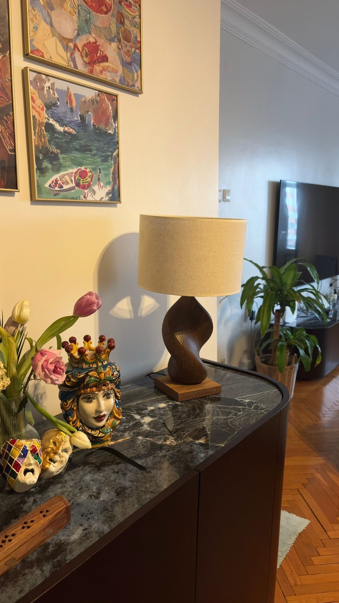 Doğal Ahşap Aydınlatma - Soho 596