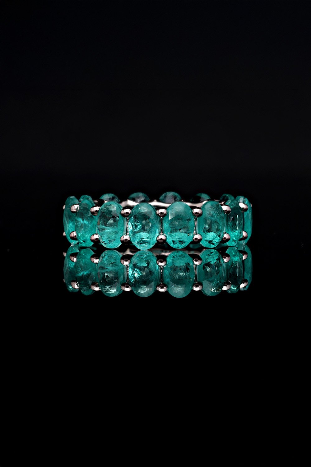 SooSilky-Paraiba Oval Taşli Alyans 4 Mm-Yüzük-2-fleurdirect.live