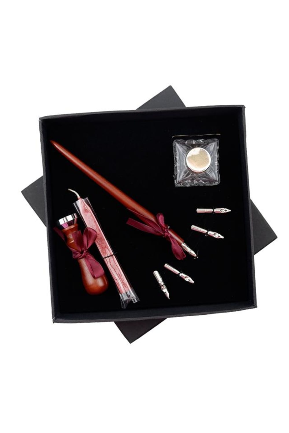 Steelpen-Calligraphy Kristal Şişe Ahşap Kaligrafi Sk290-Kaligrafi Kalemi-1-fleurdirect.live