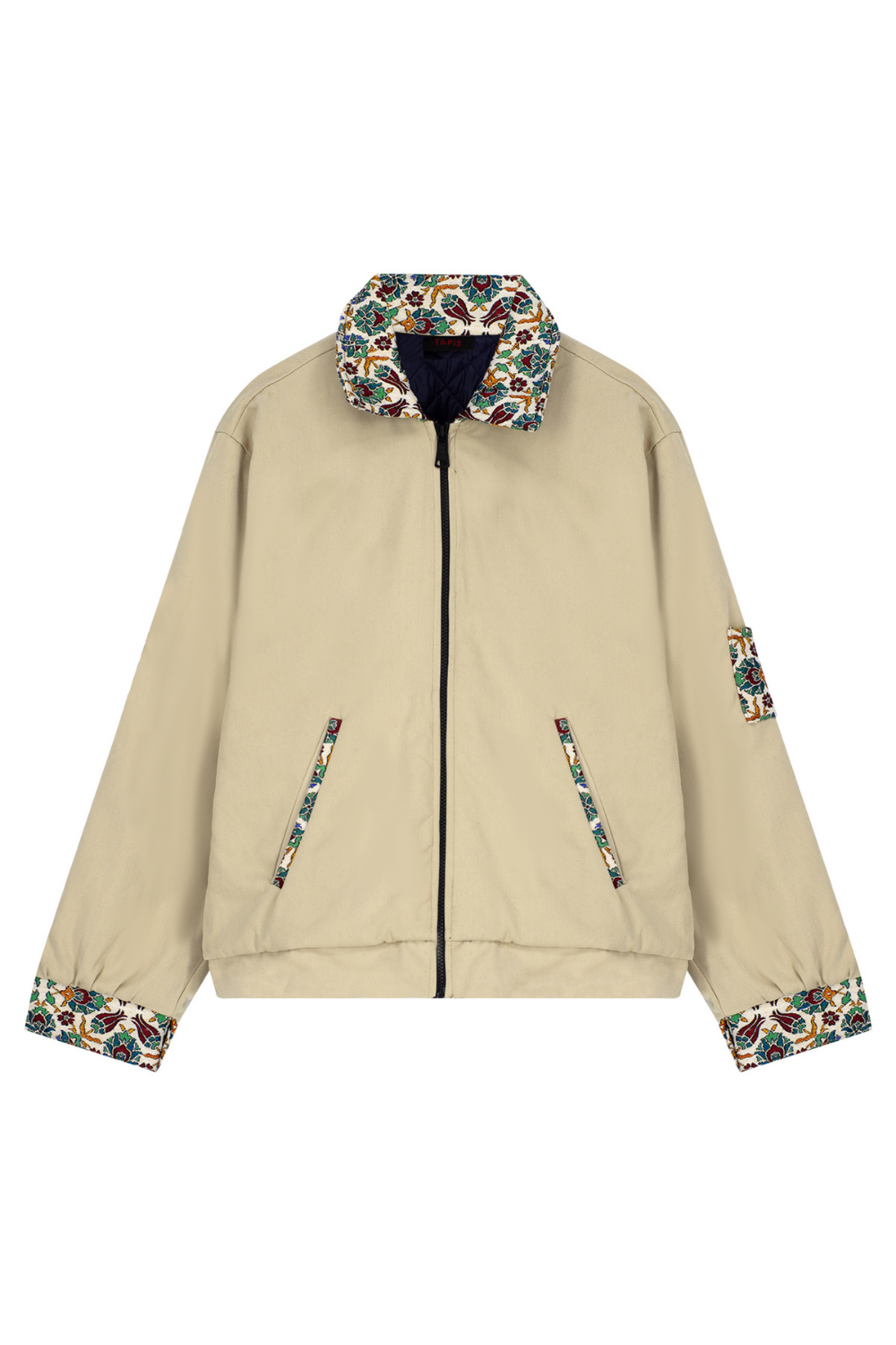 Tapis-İznik Beige Jacket-Ceket-1-fleurdirect.live