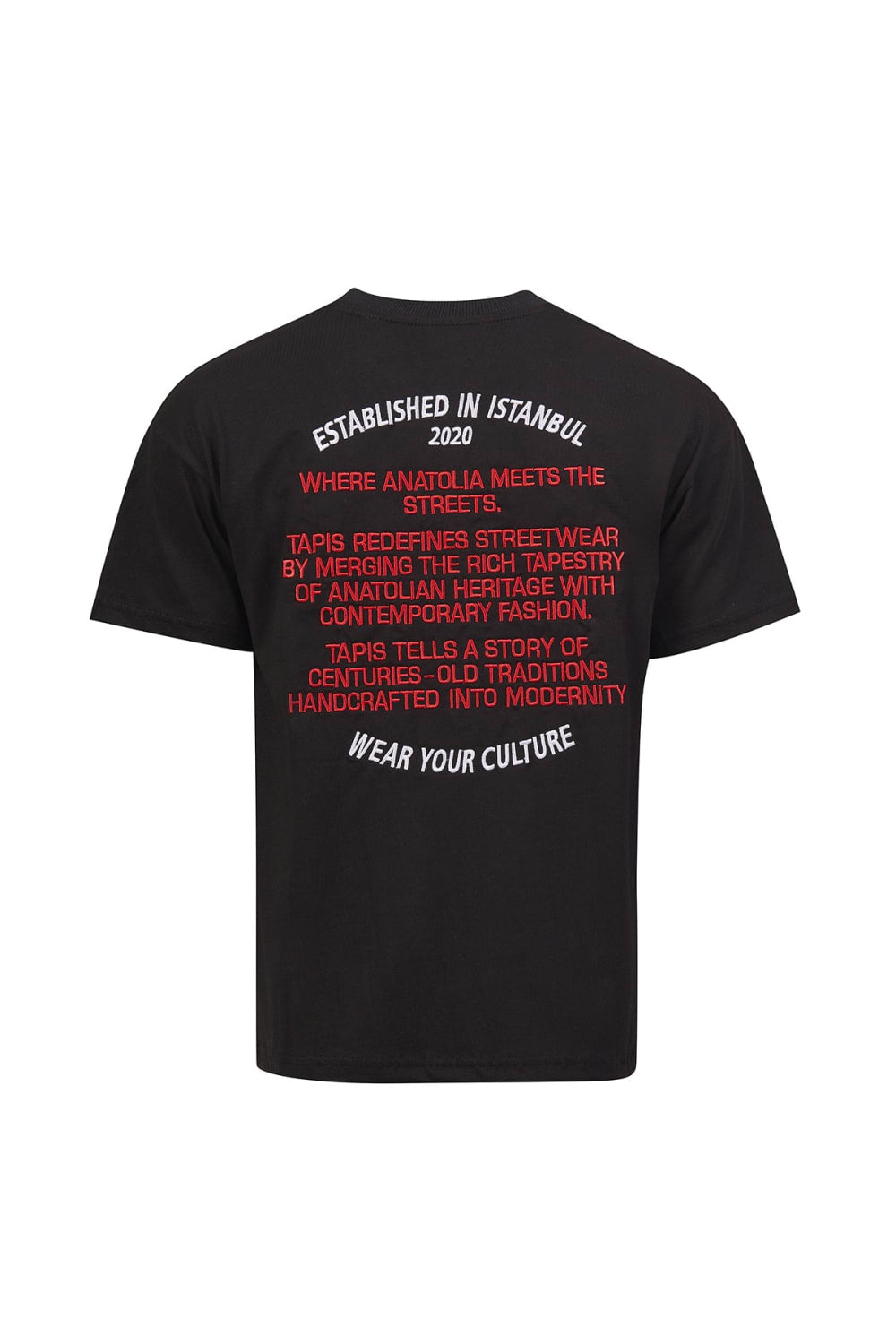 Tapis-Lands Of Tapis – Oversized Black Kapadokya Tshirt-T-Shirts-2-fleurdirect.live