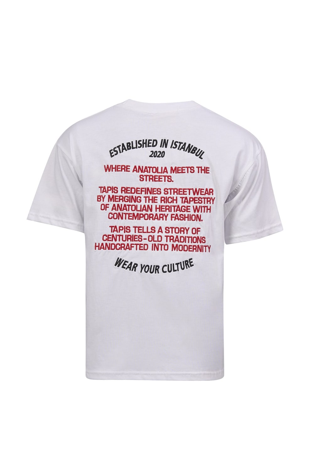 Tapis-Lands Of Tapis – Oversized White Istanbul Tshirt-T-Shirts-2-fleurdirect.live