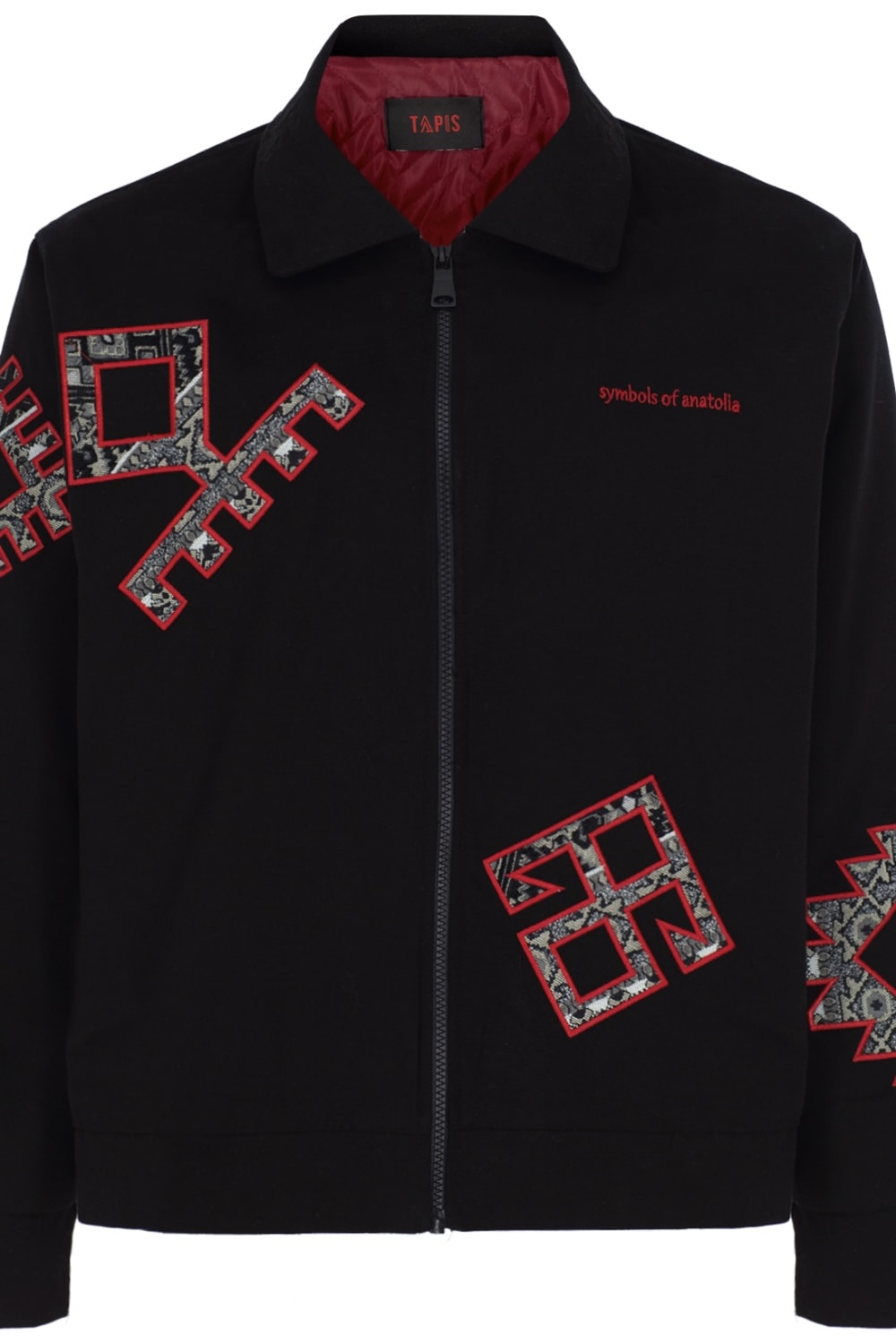 Tapis-Symbols Of Anatolia Black Jacket-Ceket-1-fleurdirect.live