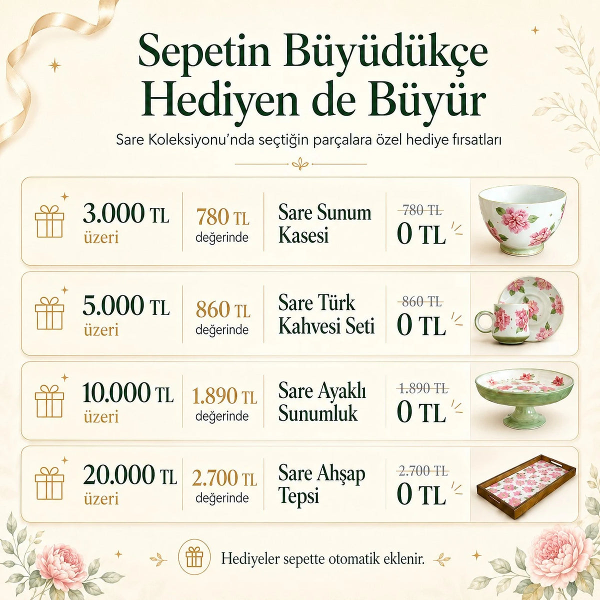 Fincan Seti Sare