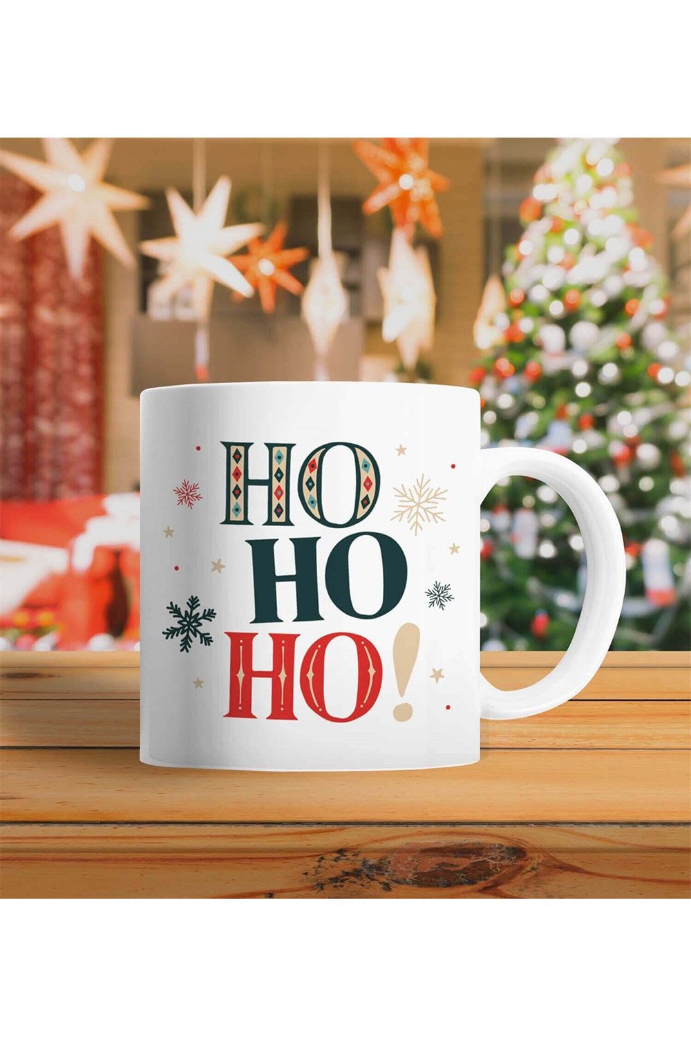 Tatlistan-Ho Ho Ho Yılbaşı Hediyelik Kupa Bardak-Bardak-1-fleurdirect.live