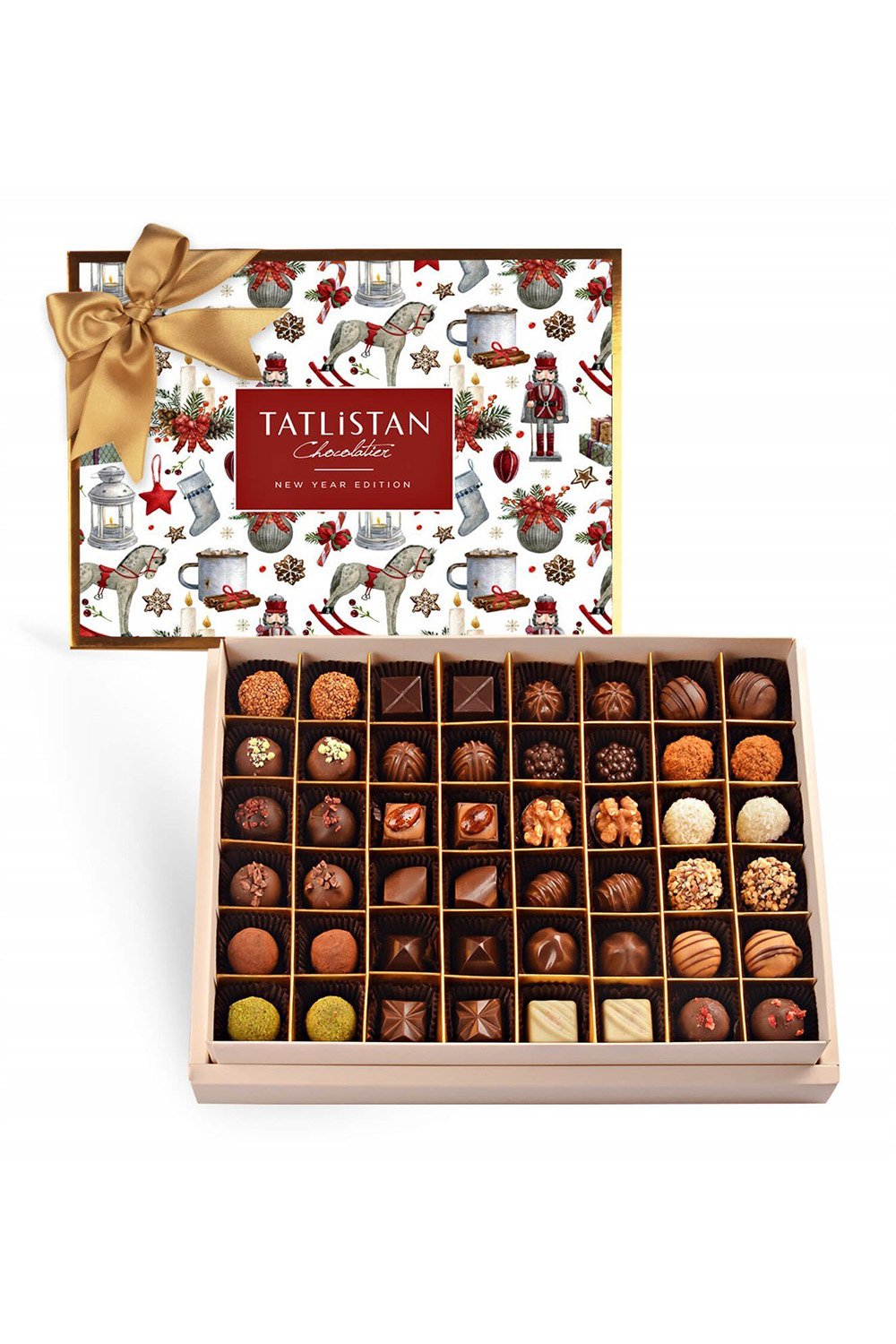 Tatlistan-Kurşun Askerin Yılbaşı Günü 24 Çeşitli Artisan Ve Trüf Çikolata 48'li-Çikolata-1-fleurdirect.live
