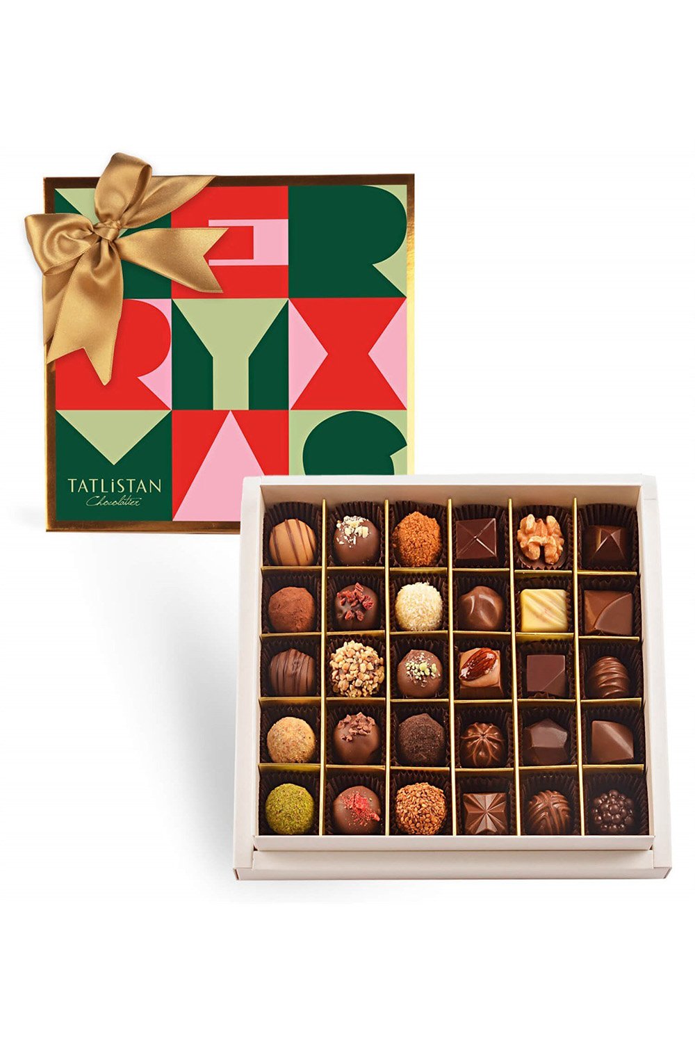 Tatlistan-Merry Xmas 30 Çeşitli Artisan Ve Trüf Çikolata 30'lu-Çikolata-1-fleurdirect.live