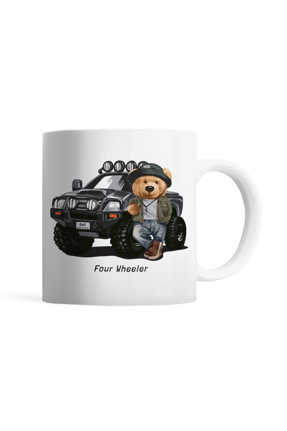 Tatlistan-Teddy Bear | Four Wheeler - Kupa Bardak-Bardak-1-fleurdirect.live