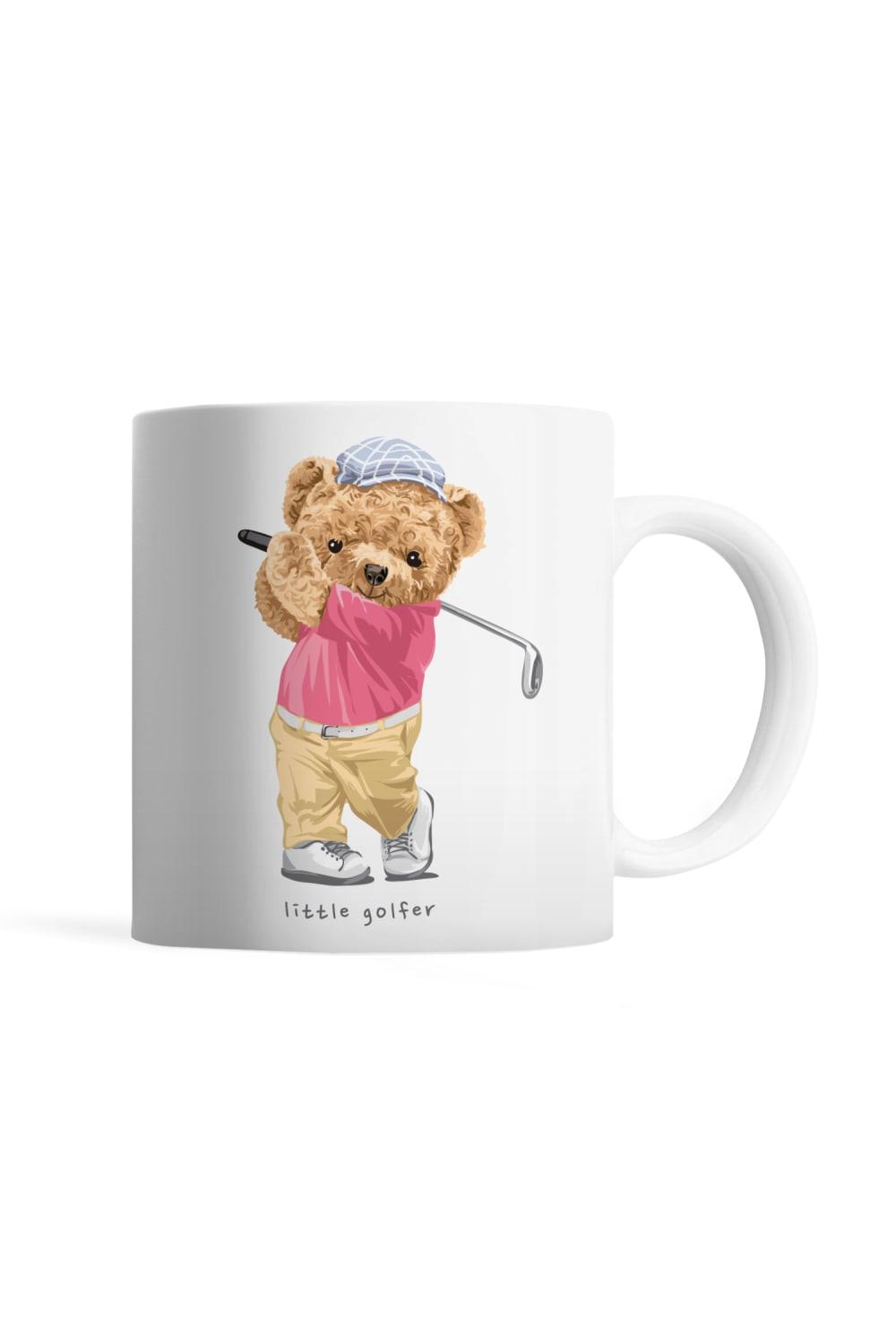 Tatlistan-Teddy Bear | Little Golfer - Kupa Bardak-Bardak-1-fleurdirect.live