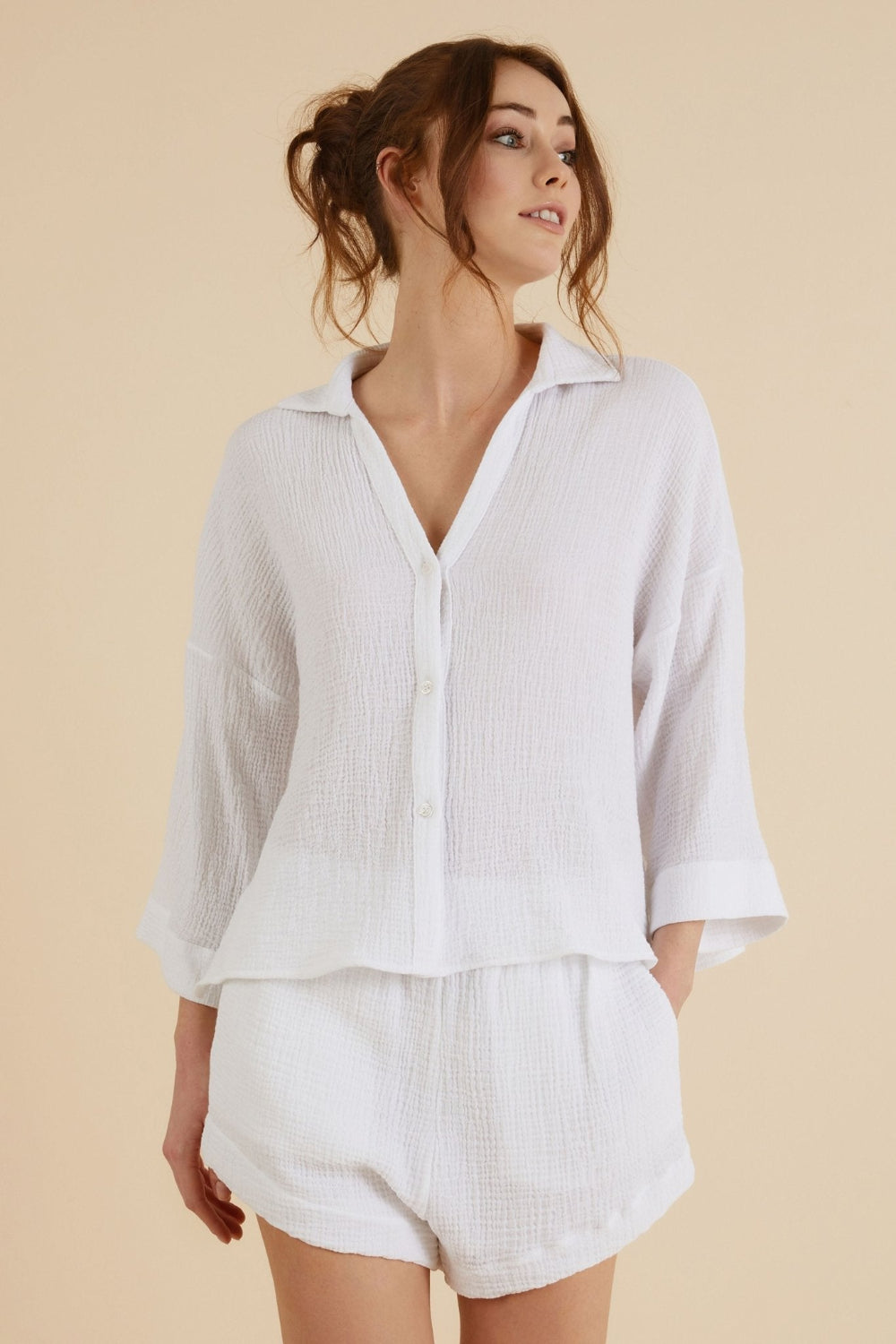 The Handloom-Echo Boy Short White-Şort-5-fleurdirect.live
