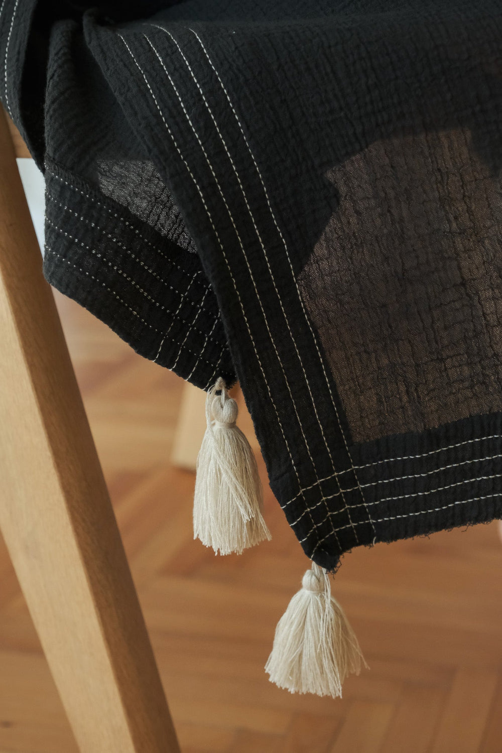 The Handloom-Ela Kaftan Black-Kaftan-8-fleurdirect.live