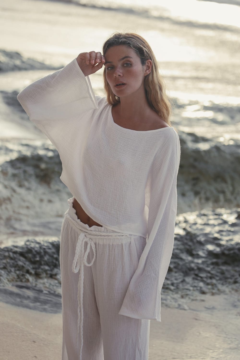 The Handloom-Paloma Paper Bag Pants White-Pantolon-3-fleurdirect.live