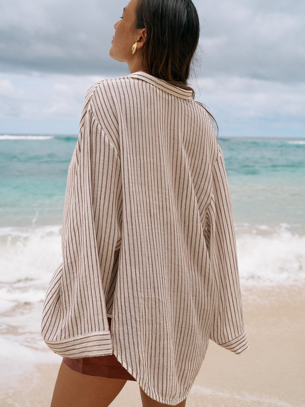 The Handloom-Sade Top Burgundy Stripes-Top-3-fleurdirect.live