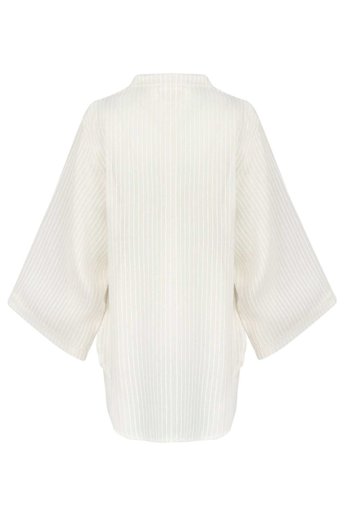 The Handloom-Sade Top White Stripes-Gömlek-8-fleurdirect.live