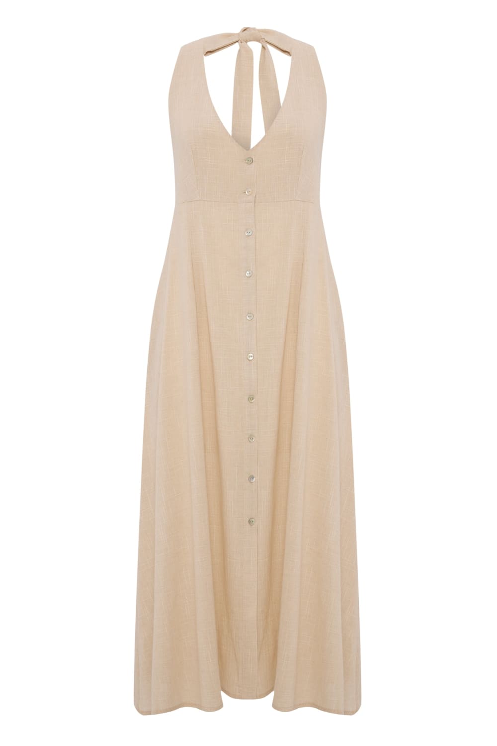 The Handloom-Sahara Sun Maxi Dress Natural-Elbise-9-fleurdirect.live