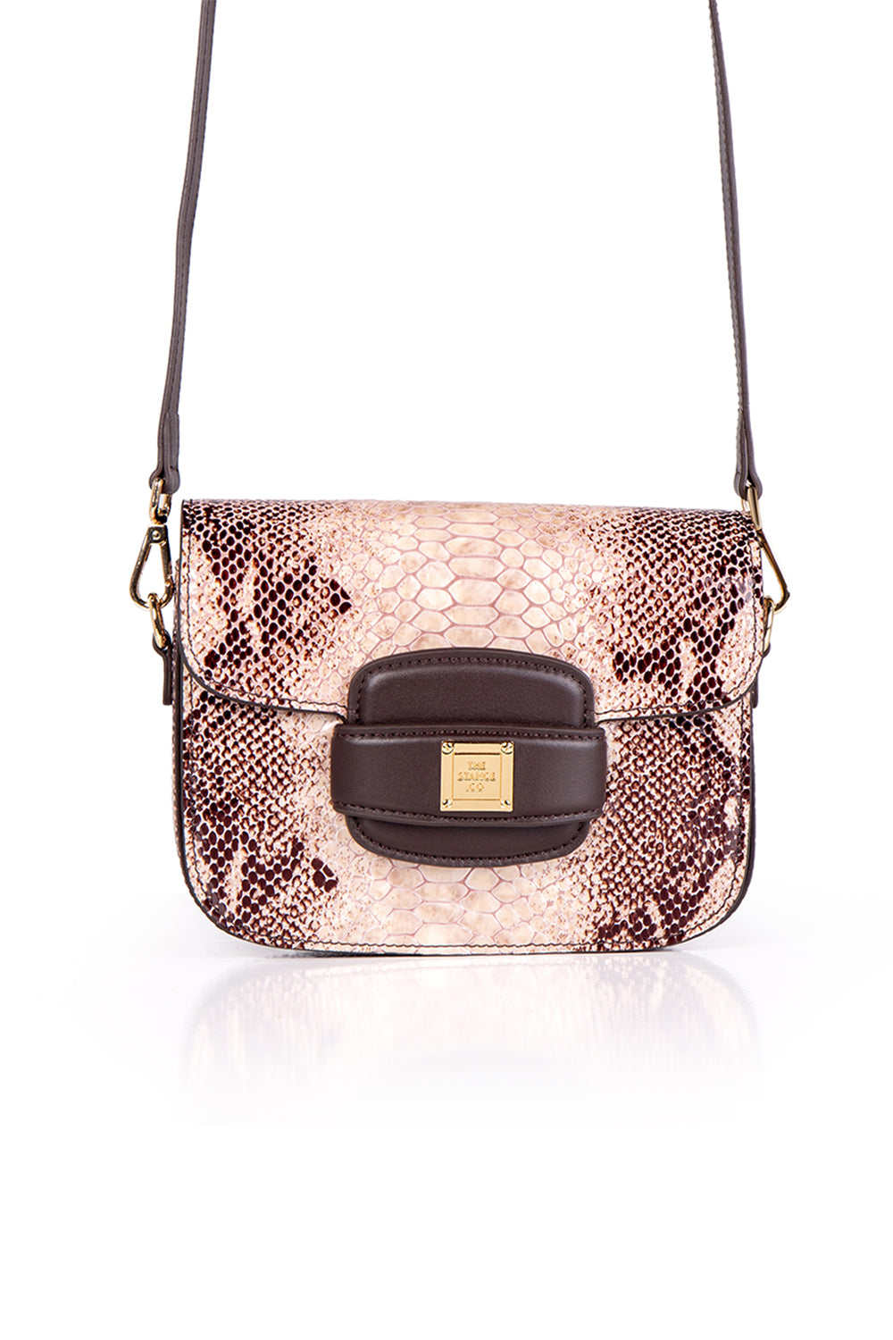 Thestance.co-GRACE - Limited Edition Snake Leather Shoulder Bag-Omuz Çantası-2-fleurdirect.live